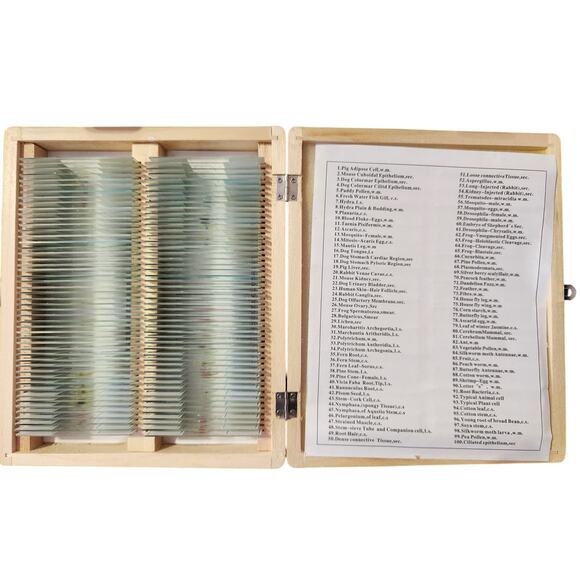 52 piece microscope and 100 prepared slides - Picture 5 of 6